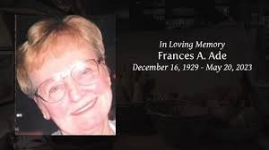 Frances A. Ade Obituary