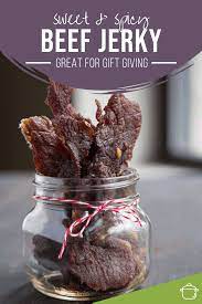 Sweet Spicy Beef Jerky In 2020 Jerky Recipes Beef Jerky Recipes School Snack Recipe
