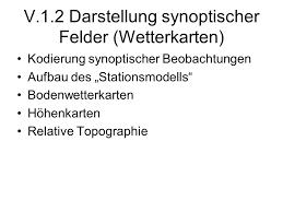 Jede schulnote hat eine inhaltliche bedeutung. Einfuhrung In Die Meteorologie Teil V Synoptische Meteorologie Ppt Video Online Herunterladen