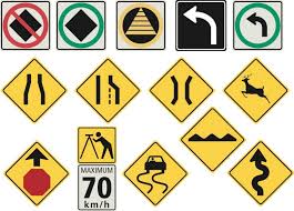 Road signs are drawings/ markings on board, slate, iron plate, etc, placed on the roads; Steve Wallace The Real Lowdown On Traffic Signage Times Colonist
