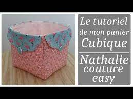 mon panier cubique nathalie couture easy youtube tuto vide poche tissus sac a dos coloriage de chien gratuit