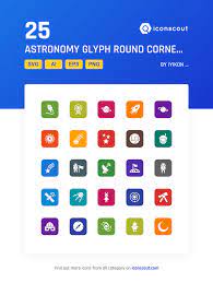 Download Astronomy Glyph Round Corner Icon Pack Available In Svg Png Eps Ai Icon Fonts Icon Pack Icon Font Icon
