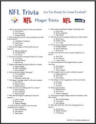These printable trivia questions are challenging yet entertaining. 8 Best Printable Football Trivia Questions And Answers Printablee Com