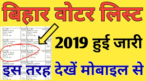 Voter List 2019 How To Check Voter Id Online Bihar Voter List 2019 Voter List Kaise Nikale Youtube