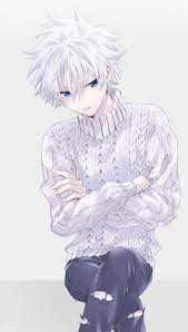 See more ideas about anime, anime guys, cute anime boy. 181 Images About ð–ð¡ð¢ð­ðžð‡ðšð¢ð« ðð¥ð®ðžð„ð²ðžð¬ On We Heart It See More About Anime Boy Anime And White Hair