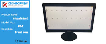 Vc P 19 Inch Led Visual Acuity Chart Monitor Vision Tester Panel Chart Monitor