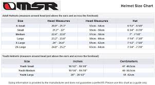 61 true to life msr youth size chart