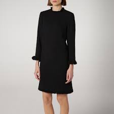 Myia Black Tweed Dress Clothing L K Bennett Tweed Dress Dresses Black Tweed