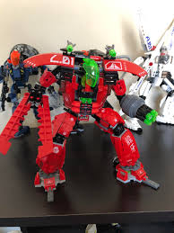 He is ruthless, cunning and cold, although he has been shown to have more emotion than the other robots. Grand Titan Exo Force Lego