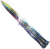 Real butterfly knives are very dangerous. Butterfly Knife I M Interested In Butterfly Knife Rainbow Knife Case Knives