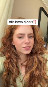 Roodharige Amy's Fun Music Moments in Her BMW