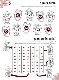 Actividades Fotocopiables Para Nivel Primario Multiplicacion Tablas Tabla Del 5 Tablas De Multiplicar Tabla De Multiplicar Para Imprimir