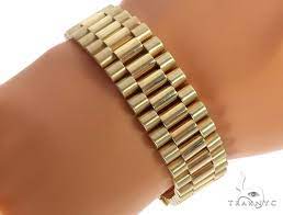 Making a bracelet in the form of a flexible mesh chain is always an exciting activity for a jeweler. 14k Yellow Gold Rolex Watch Band Bracelet 65112 Mens Gold Yellow Gold 14k