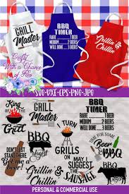 Bbq Grill Apron Bundle Funny Svg Bundle 270859 Svgs Design Bundles Funny Svg Grill Apron Teacher Signs