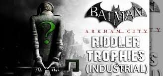 Use the northern stairs leading to the station and look for a ventilation shaft grate after getting there #1. How To Find All Of The Riddler Trophies In Industrial District In Batman Arkham City Xbox 360 Wonderhowto