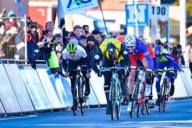 Julien vermote wearing the eisberg yellow leaders jersey, tour of britain 2016 from congleton to tatton park, knutsford. Julien Vermote Facebook