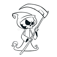 Jan 04, 2016 · printable halloween grim reaper s free73fe coloring page. Cute Cartoon Grim Reaper With Scythe Isolated On White Cute Halloween Skeleton Death Character Outlines Stock Vector Illustration Of Halloween Demon 97729493