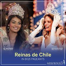Una joya avaluada en usd 30 000 hecha a mano con diamantes de 18 quilates, creada especialmente por merit diamond corp. Missosology Twitterissa Chile Currently Ranks 42nd In Missosology Big5 Ranking But It Prides Itself With Two Winners In The Major Beauty Pageants In 1987 Cecilia Bolocco Won The Country S First Ever Big5