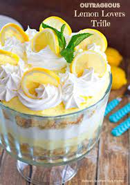 Outrageous Lemon Lovers Trifle Christmas Trifle Recipes Desserts Trifle Recipe