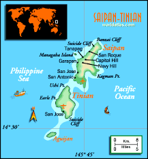 Saipan Outline Map By World Atlas Saipan Saipan Island Saipan Map