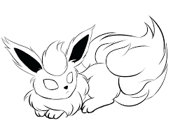 Get pokemon coloring pages fennekin for free in hd resolution. Flareon Pokemon Eevee Coloring Pages Novocom Top