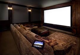 35 Modern Media Room Designs That Will Blow You Away Home Theater Room Design Home Theater Design Modern Media Room Design