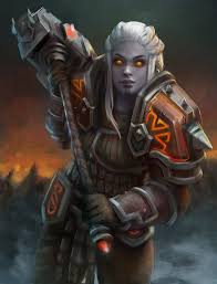A female dwarf with a beard is referenced in a quest in world of warcraft as well, during the blump fishing challenge. Dwarven Girl By Dennis Frohlich World Of Warcraft Female Dwarf Fantasy Dwarf