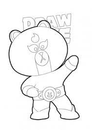 Learn how to draw leon from brawl stars in this step by step. Brawl Stars Kolorowanki Do Druku