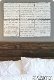 Pbjstories How To For The Lyrics Board Lyrics On Canvas Master Bedroom Makeover Song Lyrics Art