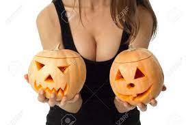 Big tits halloween