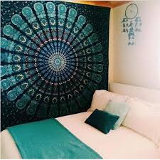 Us 8 45 Large Indian Mandala Wall Hanging Tapestry Hippie Home Decorative Boho Yoga Matt Table Cloth 200x140cm Hippies Mandala Tapestry In Tapestry