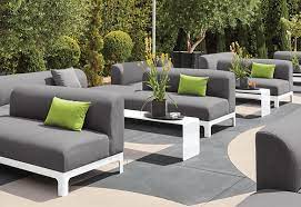 Outdoor lounge chairs and accessories. Commercial Outdoor Furniture Room Board Business Interiors