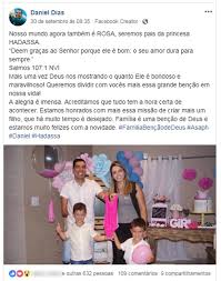 Com vitórias nos 100m costas s7 e nos 100m peito sb9 país segue na cola da itália no quadro de medalhas. Nadador Daniel Dias Anuncia Que Tera A Primeira Filha Nosso Mundo Agora Tambem E Rosa Natacao Ge