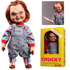 Charles lee chucky ray is a fictional character and the main antagonist of the child's play slasher film franchise. Child S Play Sneering Chucky 15 Inch Talking Doll