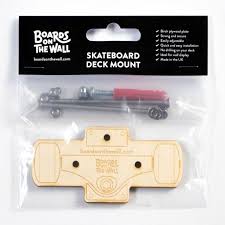 This is the cheapest, most secure way that i can come up with. Boards On The Wall Skateboard Deck Wall Mount