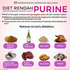 Makanan untuk pesakit batu karang. Hidup Matiku Diet Pemakanan Untuk Pesakit Gout