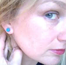 Turquoise Stud Earrings Tiny Turquoise Deco Daisy Studs Vintage Lucite Post  Earrings by Leetie