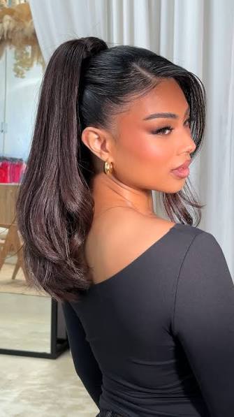 Perky pony hack ✨, Sometimes a good pony is all you need ❤️‍🔥, Makeup @sheridanmua_ , Model @fatinalysia , Product @kykhair , #perthhair #hairinspo #hairtutorial #hairideas #perthhairstylist ...