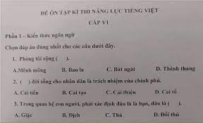 Đề ôn tập năng lực tiếng việt cho người nhật bản. Dan Máº¡ng Choang Vang Vá»›i Ä'á» Thi NÄƒng Lá»±c Tiáº¿ng Viá»‡t Táº¡i Nháº­t Báº¡n Ä'ung Ä'Æ°á»£c Máº¥y Cau Netizen Viá»‡t Giáº£i Tri