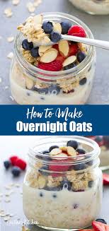 Yogurt seems intense by comparison haha. Easy 4 Ingredient Overnight Oats Recipe A Secret Ingredient Makes This Ove Overnight Oats Recipe Easy Low Calorie Overnight Oats Overnight Oats Recipe Healthy