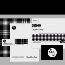 Black And White Brand Identity Love This Black White And Patterned Brand Identity Graphic Design Professor Stationary Branding Branding