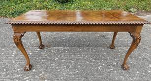 Coffee table round victorian antique reproduction 60cm mahogany. A 7729 Chippendale Coffee Table Walnut 1 250 Furniture Eurotroc