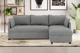Aquinos Confort24 Orlando Canape Convertible D Angle Lit Chaise Longue Coffre Reversible Droite Et Gauche Gris Amazon Fr Cuisine Maison In 2020