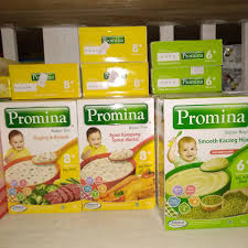 Promina adalah merek bubur bayi promina bubur tim daging dan brokoli terbuat dari beras, susu skim bubuk, minyak ikan, vitamin. Promina Snack Milna Toko King Stone Unit 1 Pak Rudy Facebook