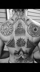 Getting a sak yant tattoo in thailand. Sak Yant Yantra Tattoo Thai Tattoo Ultracooltattoos Sak Yant Tattoo Thai Tattoo Tattoos