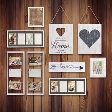 Gallery Perfect Frame Decor Kit Heart Frame Decor Decor Kits Rustic Gallery Wall