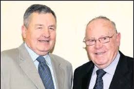 Triumphant teams of at Dundalk FC's gala the past honoured prize  presentation