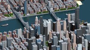 The blimp is another great idea to build in, minecraft ideas for your next project, maybe you will work in design and the exterior to make it stand out. Minecraft Player Spends Three Years Creating A Fictional Us City Pcgamesn