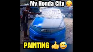 Painting Na L Honda City L My 1st Car L Anzahl Top Coat