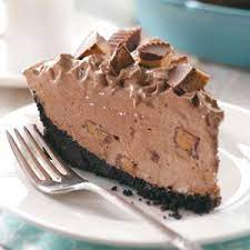 Peanut Butter Cup Pie Recipe Peanut Butter Cup Pie Recipe Peanut Butter Recipes Desserts
